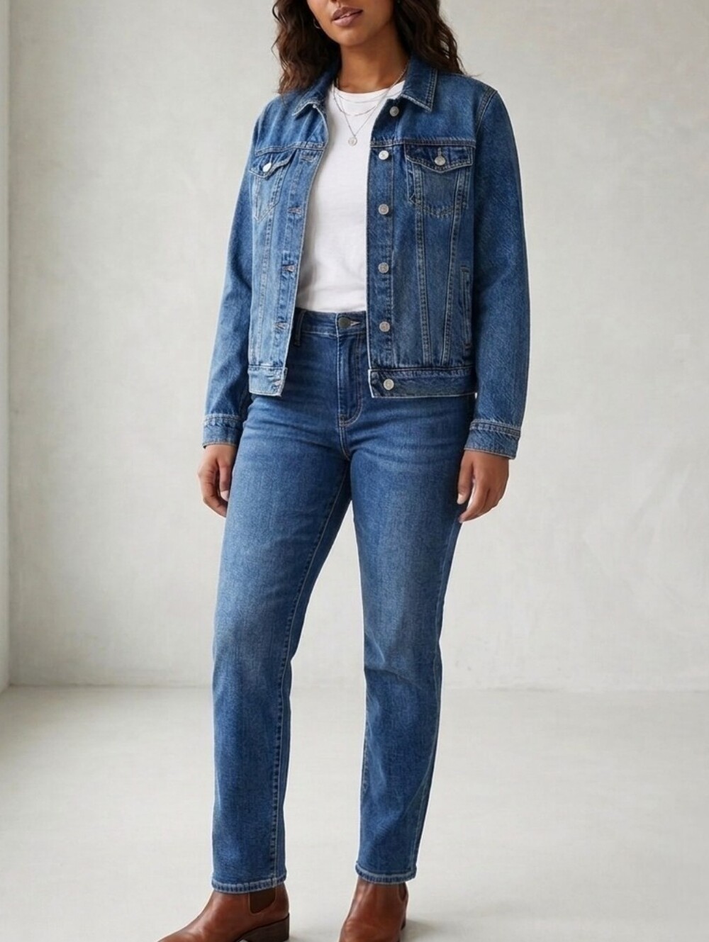 Northern Reflections Medium Blue Denim Shirt Jacket